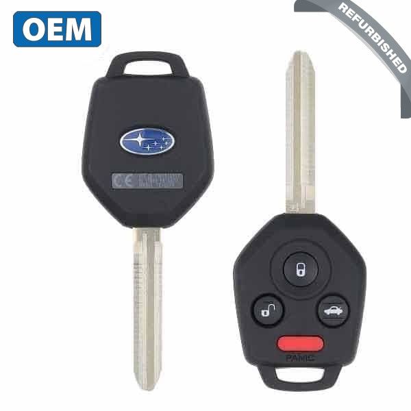 2017-2018 Subaru / 4-Button Remote Head Key / PN: 57497-FL00A / CWTB1G077 (H Chip) w/ Black Interior Board Shell (OEM) - UHS Hardware