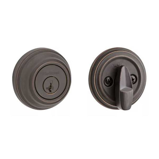 Kwikset - 980 - Single Cylinder Deadbolt - 11P - Venetian Bronze - SmartKey Technology - Grade A - UHS Hardware