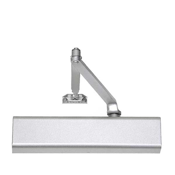 Norton - 210 - Tri-Packed Manual Door Closer - Adjustable Arm - Size 1-6 - Satin Aluminum - Grade 1 - UHS Hardware