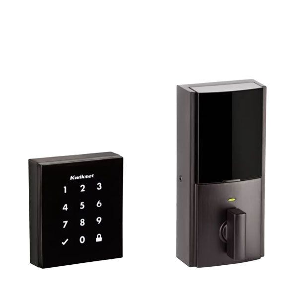 Kwikset - Obsidian - Electronic Touchscreen Smart Deadbolt - 11P - Z-Wave Plus - Venetian Bronze - Home Connect - UHS Hardware