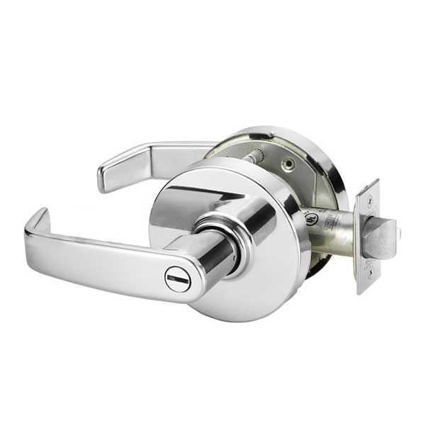 Sargent - 10U65 - Mechanical Cylindrical Lock - L Rose / L Lever - Privacy - 26D - Satin Chrome Plated - Grade 1 - UHS Hardware