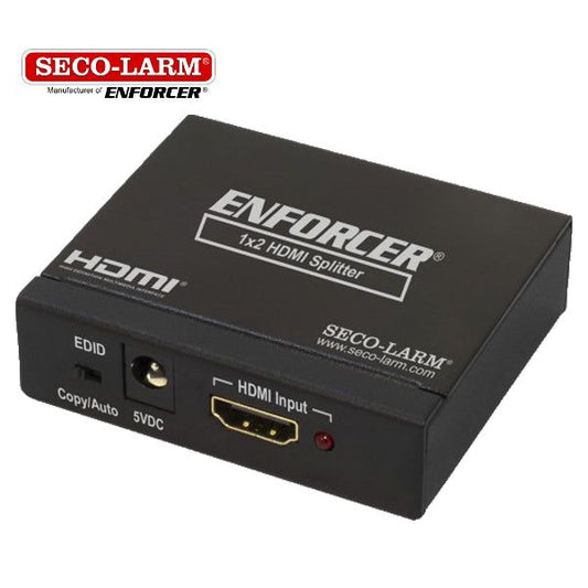 Seco-Larm - SLM-MVD-AH12-01Q - 4K HDMI Splitter - 1 female input to 2 female output - UHS Hardware