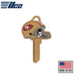 ILCO - NFL TeamKeys - Helmet Edition - Key Blank - San Francisco 49ers - KW1 (5 Pack) - UHS Hardware