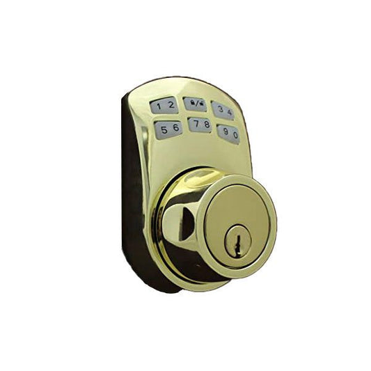 Lockey - SL910 - Slim Line Electronic / Mechanical Combination Deadbolt Lock - Optional finish