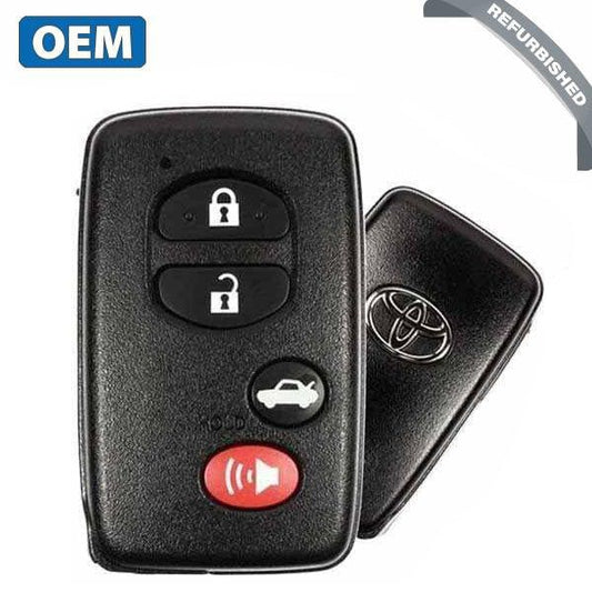 2009-2014 Toyota Camry Avalon Corolla / 4-Button Smart Key / PN: 89904-06131 / HYQ14AEM-6601 (OEM Refurb) - UHS Hardware