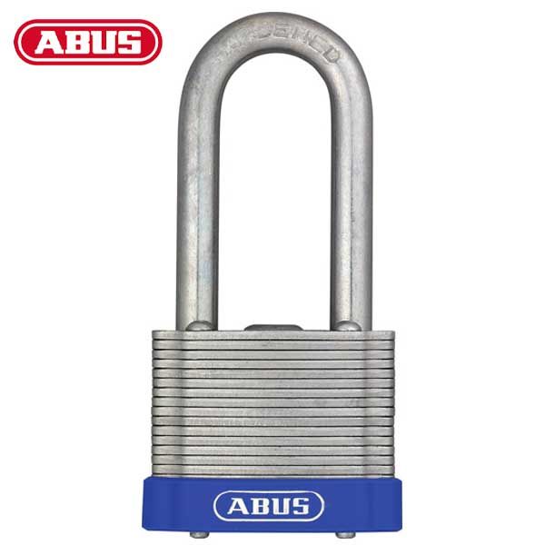 Abus - 41/50HB50 B - Eterna Laminated Steel Padlock Blue Bumper -  2-3/32" Width w/ 2" Shackle - UHS Hardware