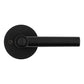 Kwikset - 156 - Milan Lever - Round Rose - 514 - Matte Black - Entrance - SmartKey Technology - Grade 2 - UHS Hardware