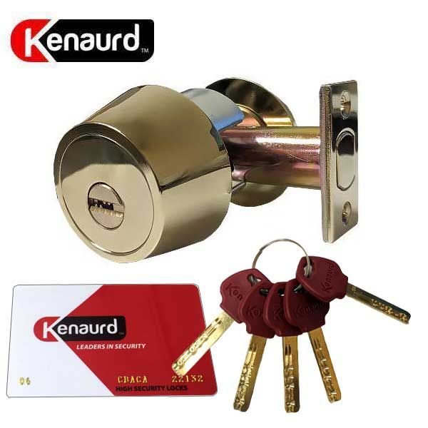 High Security - Deadbolt - US3 - Bright Brass - Grade 1 - UHS Hardware
