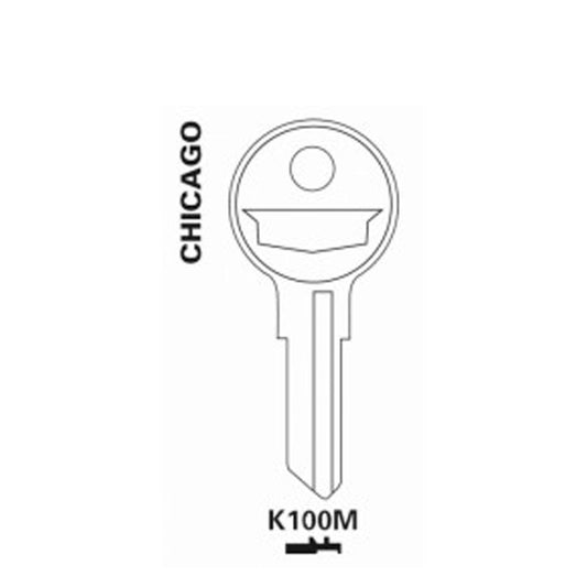 JET - K100M - Chicago - 6-Pin Wafer Cabinet Key - UHS Hardware