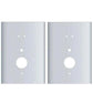 Entry Armor - Cylindrical Flat Plates for Kaba E-Plex 2000 Series - Set Of 2 - UHS Hardware