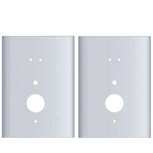 Entry Armor - Cylindrical Flat Plates for Kaba E-Plex 2000 Series - Set Of 2 - UHS Hardware