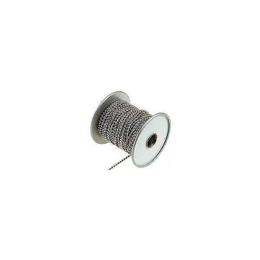 LuckyLine - 31700 - Number 6 - Ball Chain Spool Nickel Plated Steel 100 FT - UHS Hardware