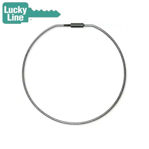 LuckyLine - 7981 - 8"  Threaded Lock Key Ring - Silver - 1 Pack - UHS Hardware