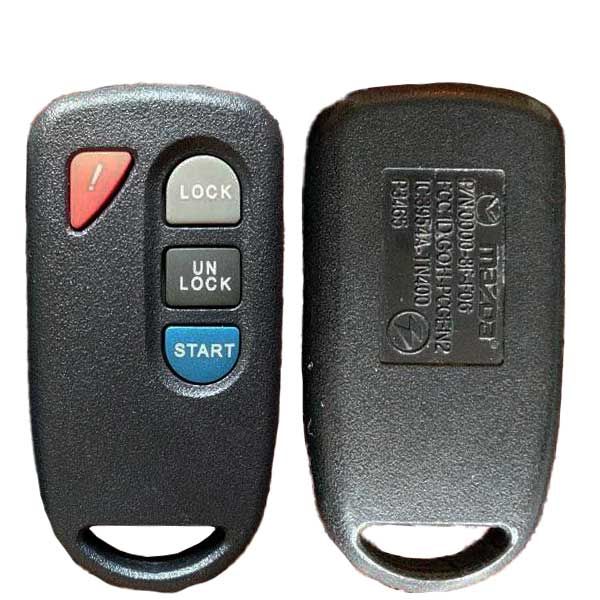 2000-2008 Mazda / 4-Button Keyless Entry Remote / PN: 0000-8F-F06 / GOH-PCGEN2 (OEM) - UHS Hardware