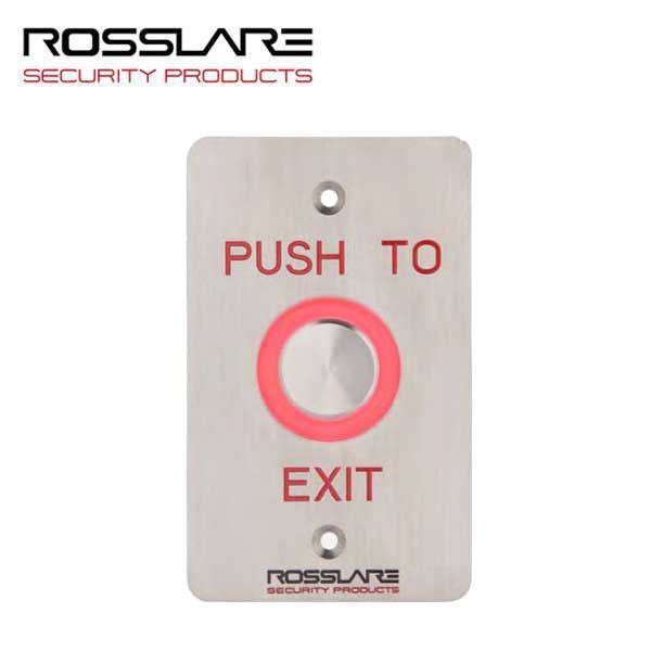 Rosslare - EX06EO -  Request To Exit Button w/Toggle - Analog Piezo- 10-24 VDC - UHS Hardware