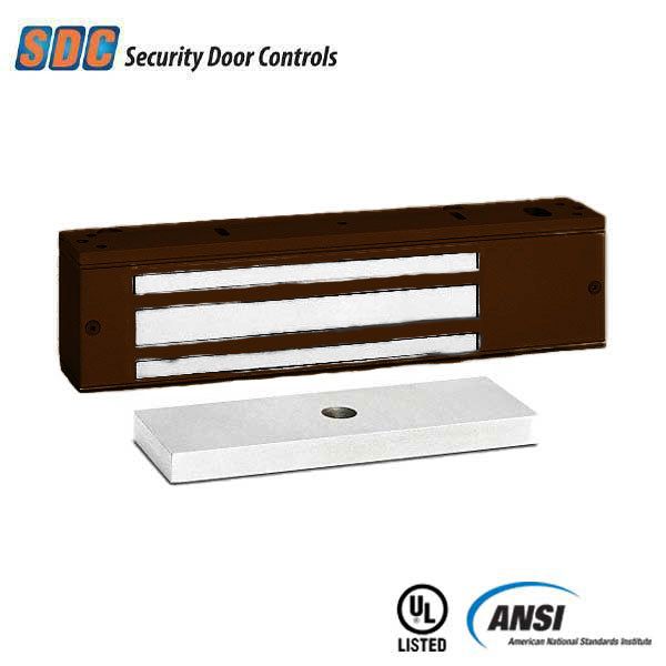 SDC - 1511V - Single Magnetic Lock - Surface Mount - 1650lbs. - 12/24VDC - Optional Finish - Grade 1 - UHS Hardware