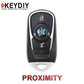 KEYDIY Buick Style 4-Button Universal Smart Key w/ Proximity Function (KD-ZB22-4) - UHS Hardware