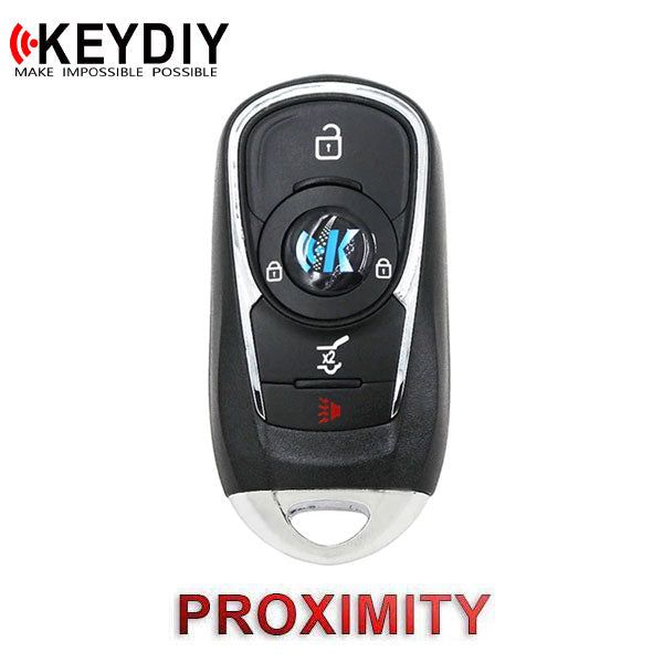 KEYDIY Buick Style 4-Button Universal Smart Key w/ Proximity Function (KD-ZB22-4) - UHS Hardware