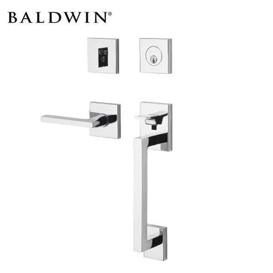 Baldwin Estate - 85390.RENT - Minneapolis Sectional Handleset - Singl Cyl - 260 - Polished Chrome - Grade 2 - RH - UHS Hardware