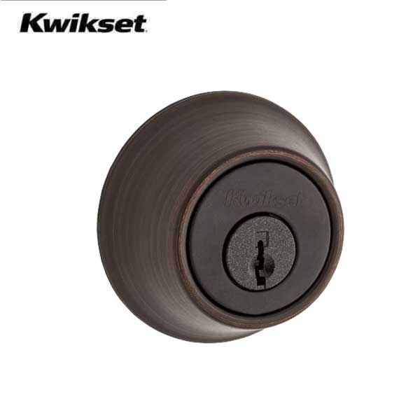 Kwikset - 660 - Residential Deadbolt - Single Cylinder  - Venetian Bronze - Grade 3 - UHS Hardware