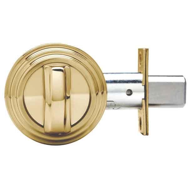 Medeco Maxum  Residential BiAxial - Single Deadbolt - 05 - Bright Brass - UHS Hardware
