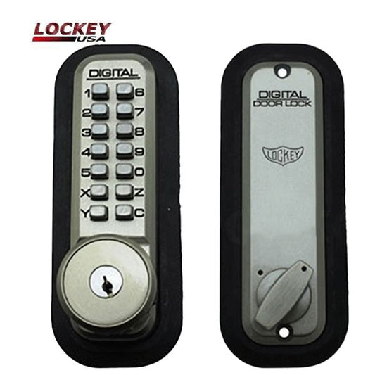 Lockey - 2210KO - Mechanical Keypad Keyless Deadbolt Lock - Single Combination w/ Key Override - UHS Hardware