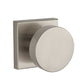 Baldwin Reserve - PS.CON.CSR - Contemporary  Knob - Square Rose - 150 - Satin Nickel - Passage - Grade 2 - UHS Hardware