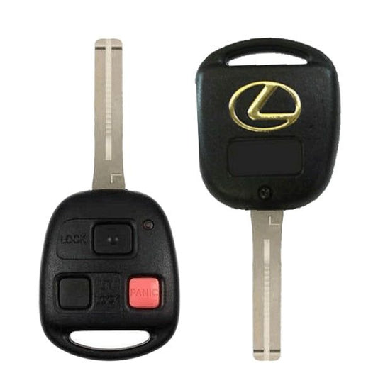 2003-2008 Lexus / 3-Button Remote Head Key Pn: 89070-60801 Hyq1512V Short Blade (4D68 Chip) (Oem)