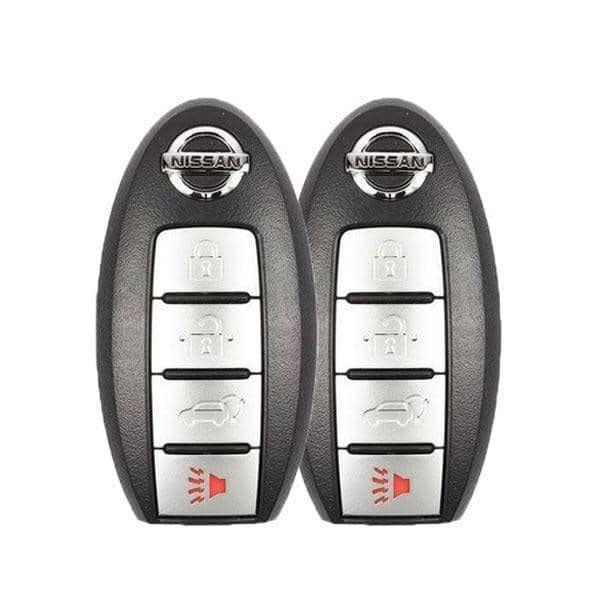 2 X 2014-2016 Nissan Rogue / 4-Button Smart Key Pn: 285E3-4Cb6A Kr5S180144106 (Bundle Of 2)