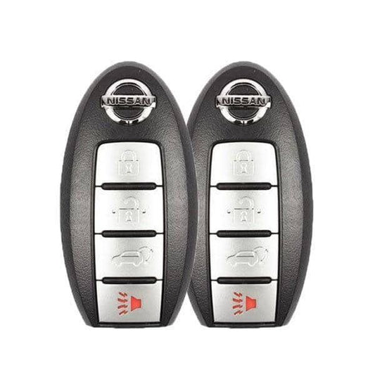 2 X 2014-2016 Nissan Rogue / 4-Button Smart Key Pn: 285E3-4Cb6A Kr5S180144106 (Bundle Of 2)