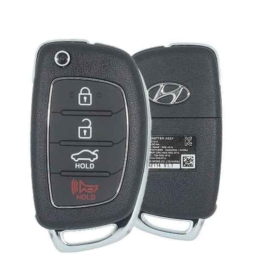 2015-2017 Hyundai Sonata / 4-Button Flip Key Pn: 954430-C1010 Tq8-Rke-4F16 (Oem)