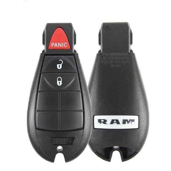 2013-2019 Dodge RAM / 3-Button Remote Fobik Key / PN:56046953AE / GQ4-53T (OEM) - UHS Hardware