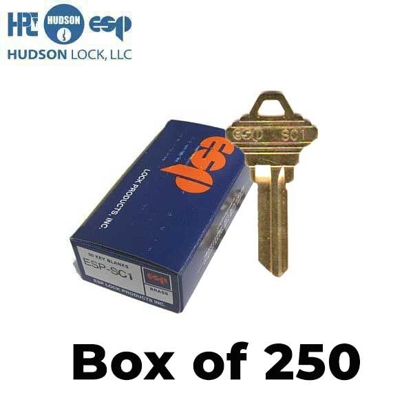 HPC - ESP SC1 Metal Key Blanks (BOX OF 250) - UHS Hardware