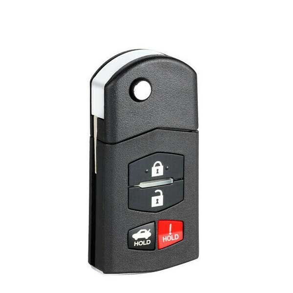 2009-2010 Mazda 6 / 4-Button Flip Key / PN: 4238A-41525 / 5WK43451E (RK-MZ-451-4) - UHS Hardware