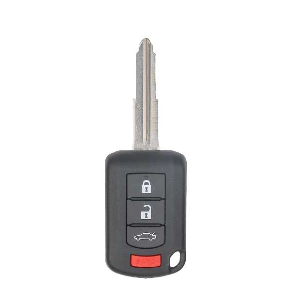 2016-2017 Mitsubishi Outlander Lancer / 4-Button Remote Head Key with Shoulder / PN: 6370B945 / OUCJ166N (AFTERMARKET) - UHS Hardware