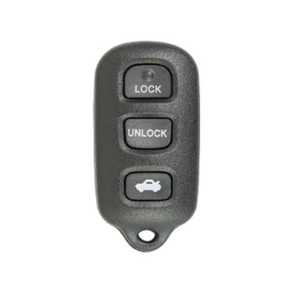 1995-2003 Toyota / 4-Button Keyless Entry Remote SHELL / GQ43VT14T (AFTERMARKET) - UHS Hardware