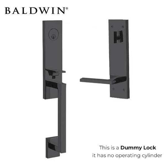 Baldwin - Estate Minneapolis - 3/4 Escutcheon Handleset - Full Dummy - Left Handed - Oil-Rubbed Bronze - Grade 2 - UHS Hardware