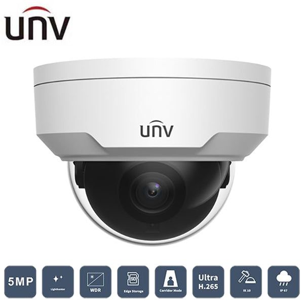 Uniview / IP Cameras / Dome / 2.8 Fixed Lens / 5MP / Smart IR / IP67 / IK10 / WDR / UNV-325SB-DF28K-I0 - UHS Hardware