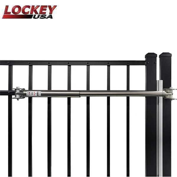 Lockey - TB400 - Adjustable Hydraulic Gate Closer - Stainless Steel (75-175 lbs) - UHS Hardware