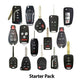 Remote Keys STARTER Pack - Flip Keys, FOBIKS, Remote Head Keys (61 Pieces) - UHS Hardware