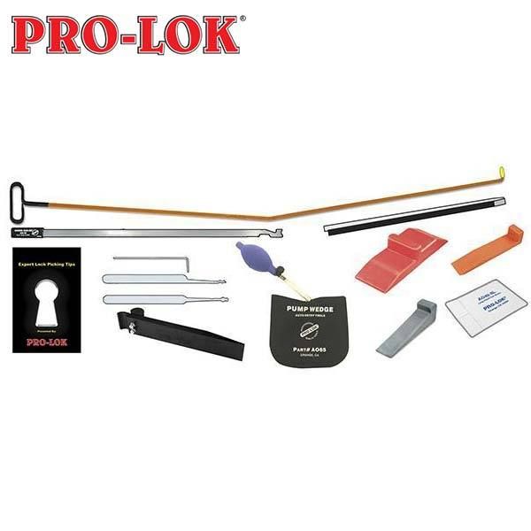 Pro-Lok AK42 Mega Long Reach Car Opening Tool Kit - 13 Piece - UHS Hardware