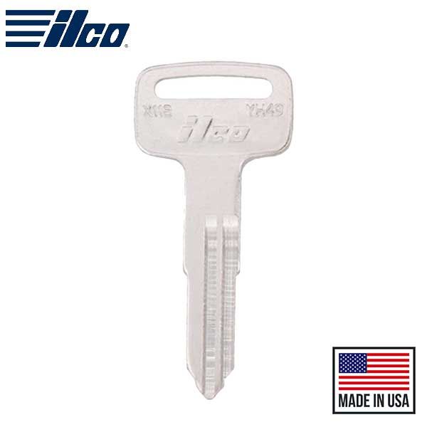 YH49 / X118 - Yamaha - Motorcycle / ATV Key Blank - ILCO - UHS Hardware