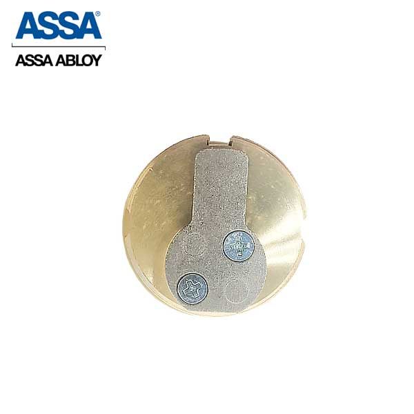 ASSA - MAX+ / Maximum + Security Restricted Mortise Cylinder - 1-1/4" - 605 - Bright Brass - UHS Hardware