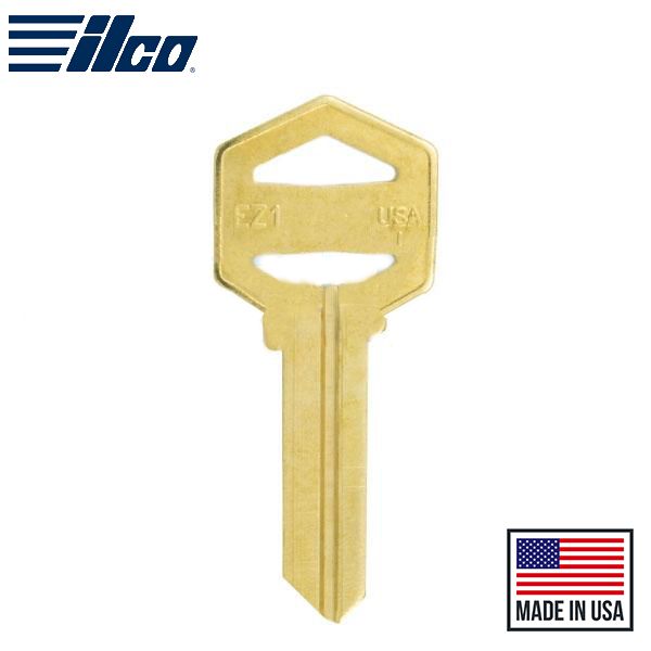 EZ1-BR IMPORTED LOCKS Key Blank - ILCO - UHS Hardware