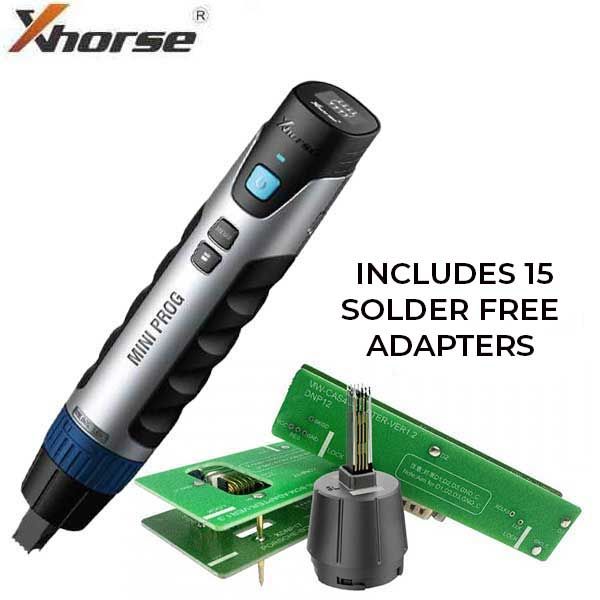 Xhorse - VVDI Mini PROG Pen EEPROM Programmer & Solder-Free Adapters & Cable Package - UHS Hardware