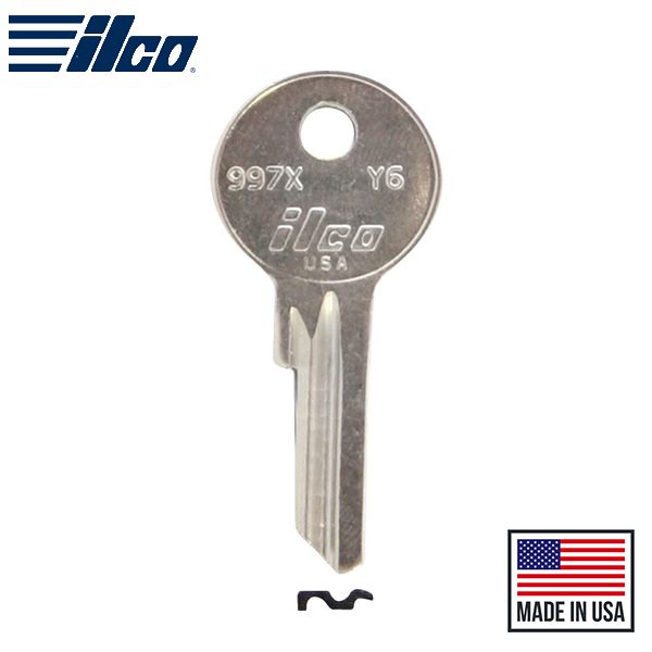 997X-Y6 YALE Key Blank - 5 Pin or Disc - ILCO - UHS Hardware