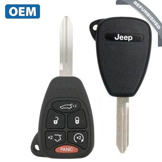 2007-2009 Jeep Commander / 6-Button Remote Head Key / PN: 68003461AA / OHT692427AA (OEM) - UHS Hardware