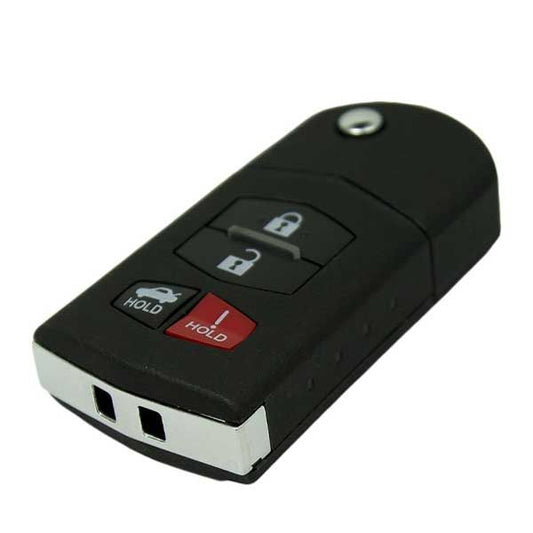 2004-2011 Mazda 6 / RX8 / 4-Button Flip-Key / PN: GP7A-67-5RYB / KPU41788 (RK-MZ-KPU-4) - UHS Hardware