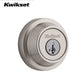 Kwikset - 660 - Contemporary Residential Deadbolt - Round Rose - Single Cylinder - Satin Nickel - SmartKey Technology - Grade 3 - UHS Hardware