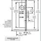 Adams Rite - 4510 -  Standard Duty Deadlatch -  1-1/2"  Backset - LH /RHR - Mortised  2-5/8"  - FLT/ST - Flat Faceplate - Aluminum - Metal Door - UHS Hardware